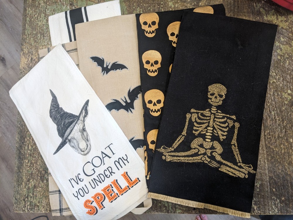 Halloween Dish towels