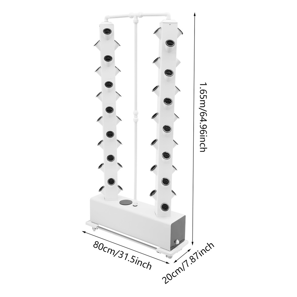 Indoor Vertical Planter Germination Kit Hydroponics Vertical Growing Kit 56 Hole