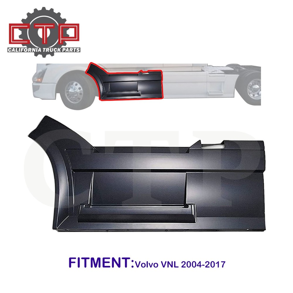 Front Step Fairing Skirt Panel for Volvo VNL 2004-2017 Driver (LEFT) Side