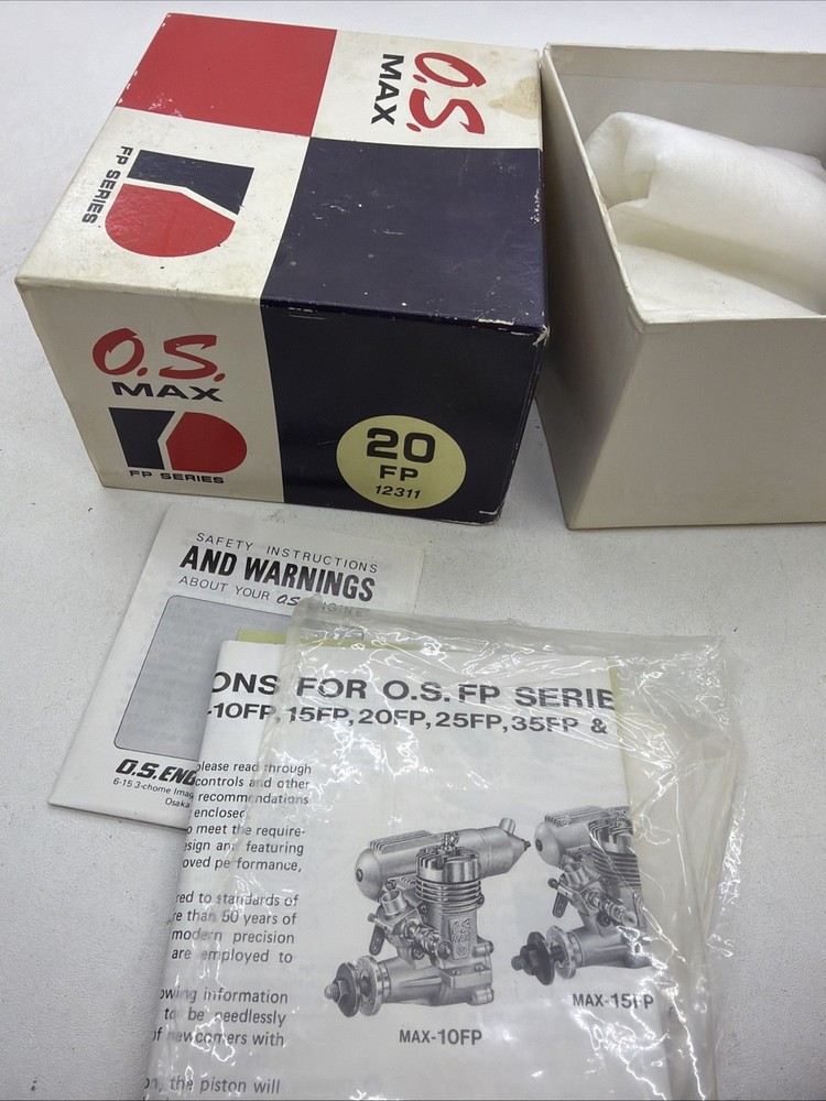 OS Max 20 FP RC Engine NIB Without muffler M8