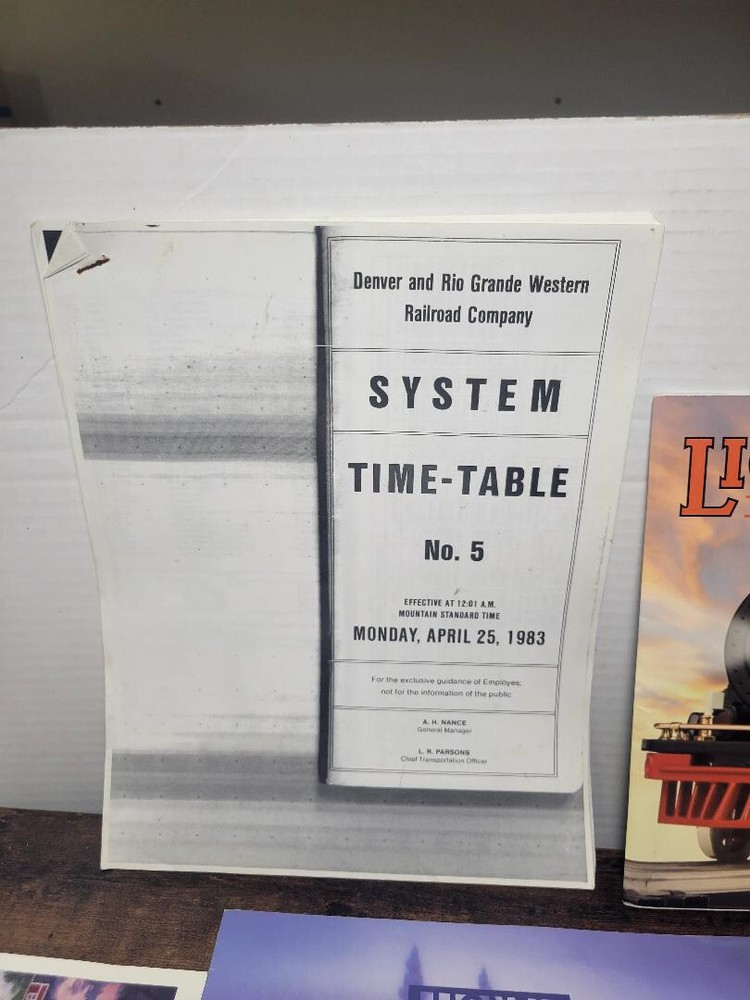 Train Booklet Lot and Postcard