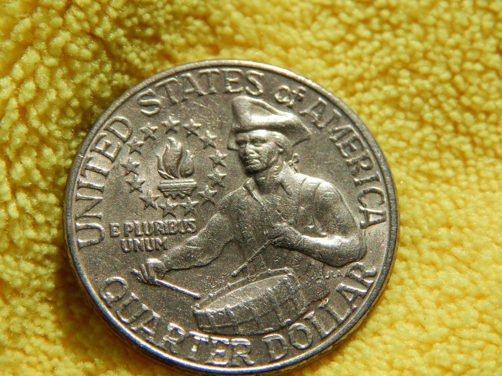Bicentennial Quarter D Mint , Multiple Mint Errors Reverse and Obverse Errors