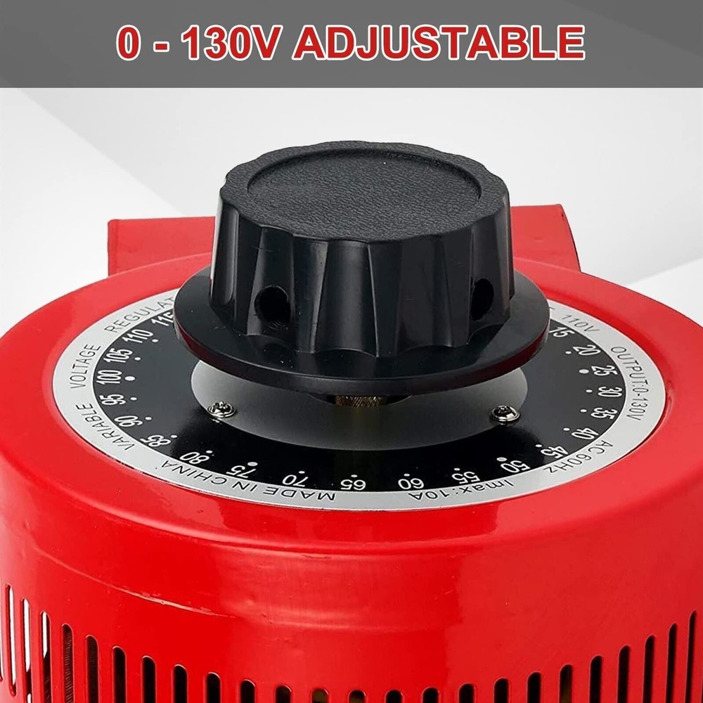 YaeCCC 20Amp Variac Variable Transformer AC Voltage Regulator 2000VA 0-130V