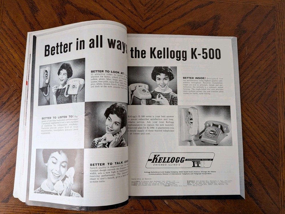 Telephone Engineer & Management Industry Magazine Bell First Pushbutton Article