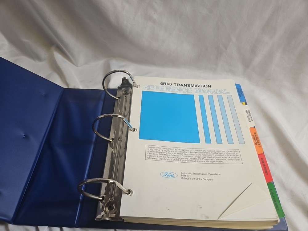 Ford 6R60 Transmission Reference Manual PTB 601 # DBC