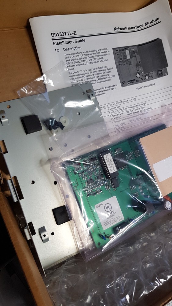 BOSCH RADIONICS D9133TTL-E Network Interface Module (DATE: 0201) " NEW "