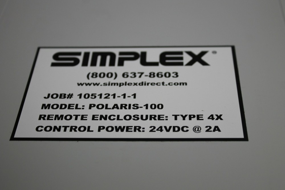 Simplex Polaris Resistive Load Bank Remote HMI Controller