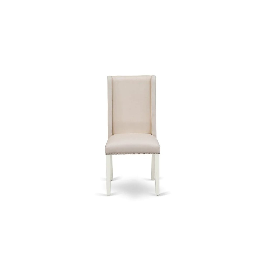 Dining Room Set Linen White, DLFL5-WHI-01
