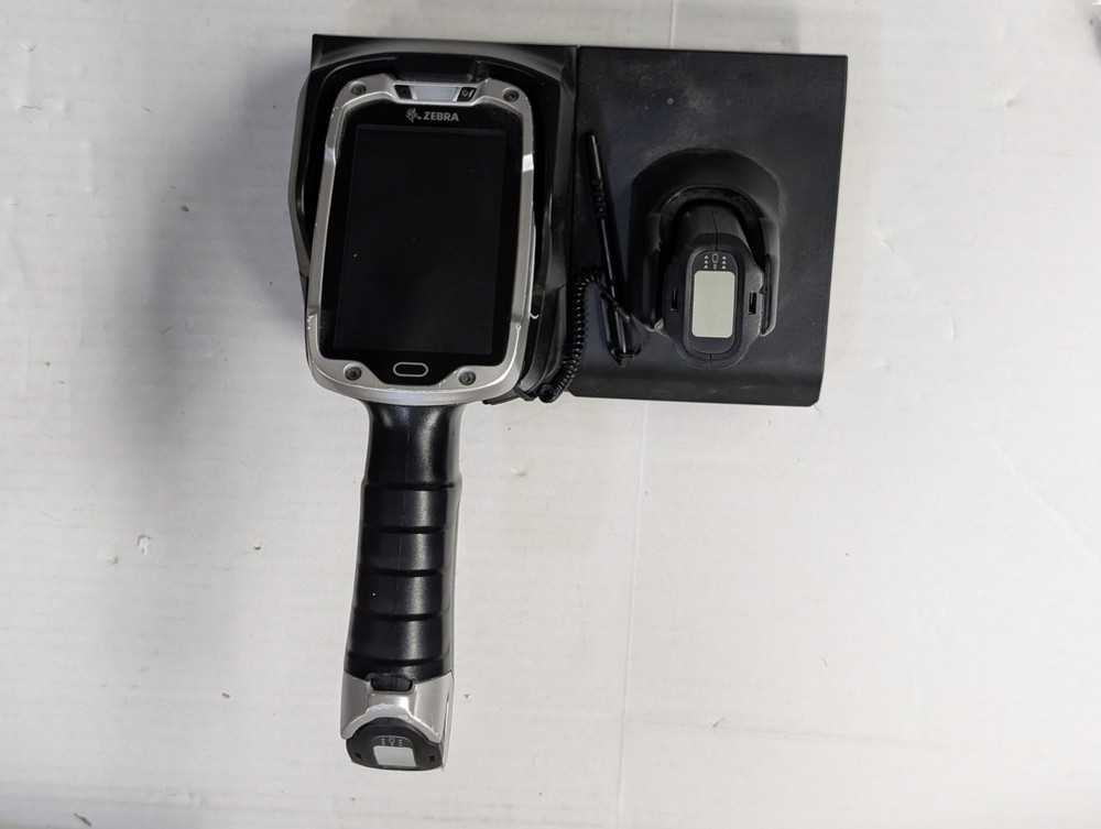 Zebra TC8000 Mobile Computer ShareCradle 4 Batteries Power Supply Tested