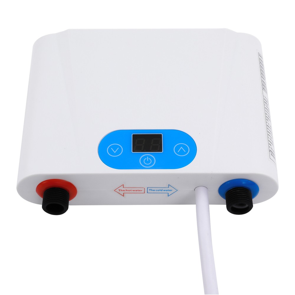 5500w Electric Digital Tankless Water Heater Instant Hot Water Heater Under Sink