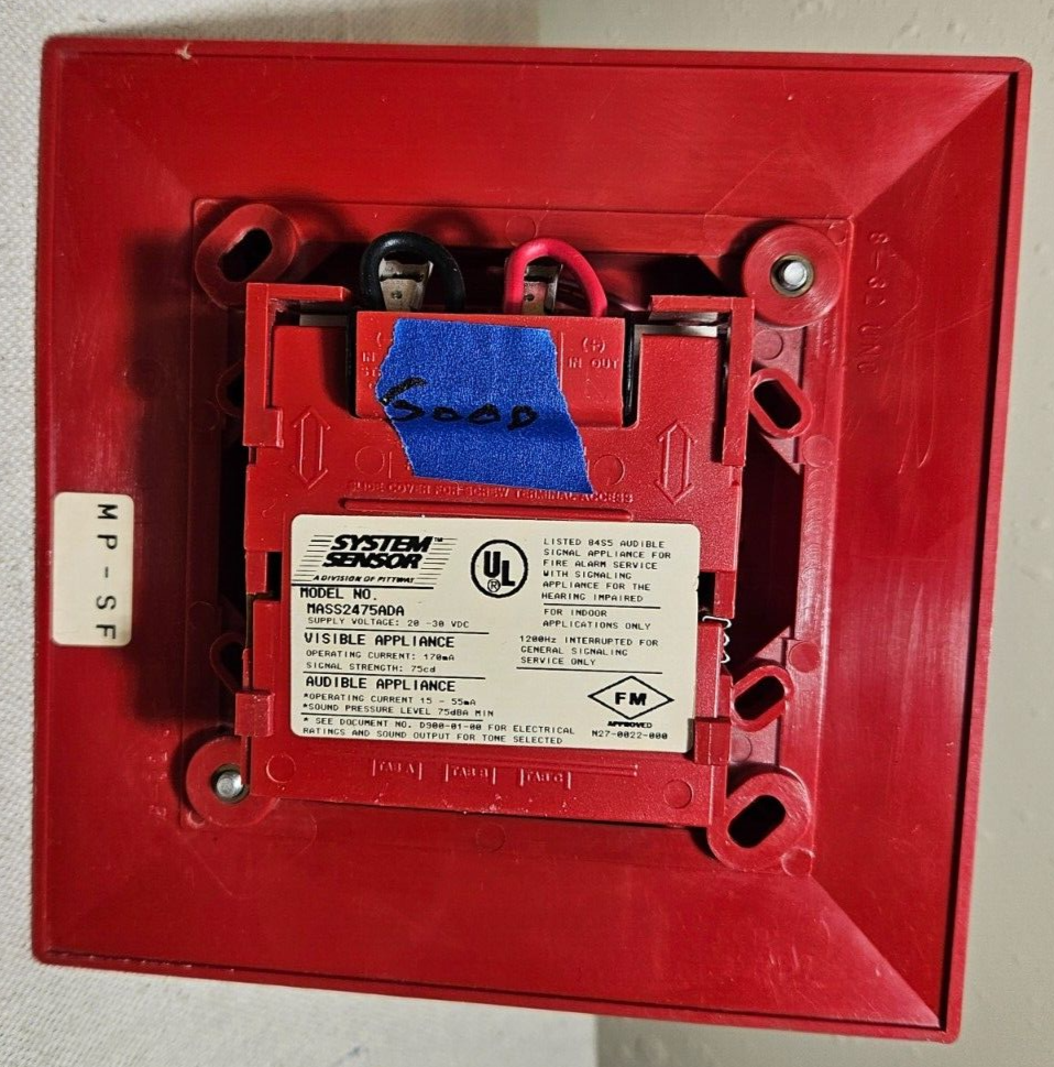 System Sensor MASS2475ADA Horn/Strobe