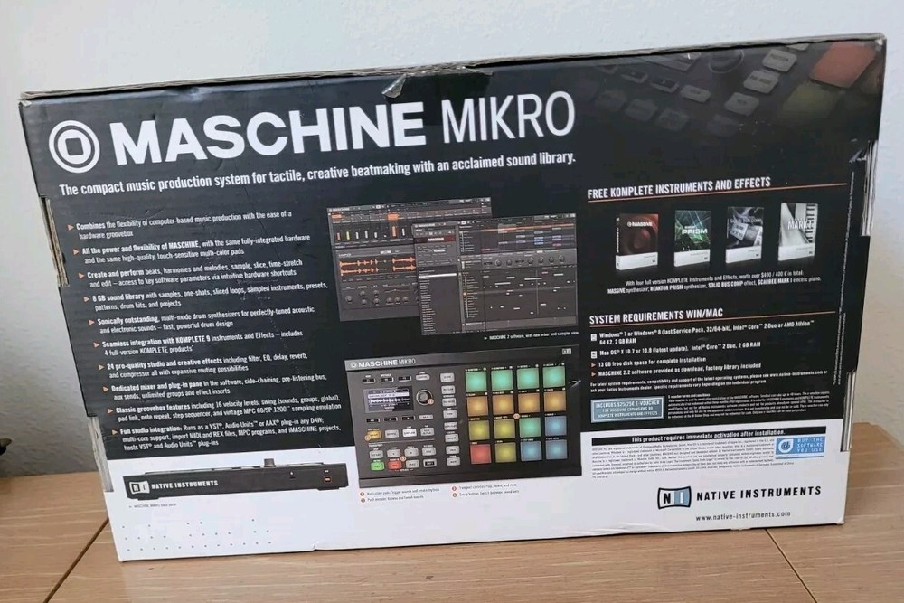 MASCHINE MIRKO Groove Production Studio Native Instruments **COMPLETE