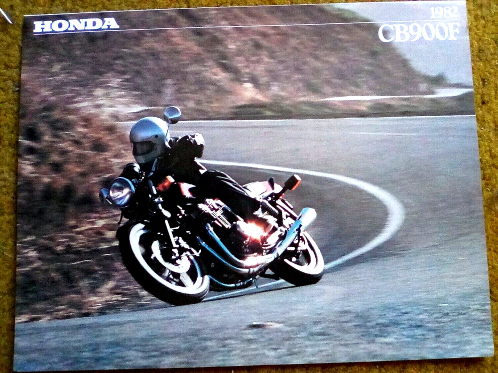 1982 Honda CB900F Motorcycle Sales Brochure