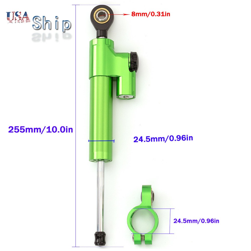 CNC Steering Damper Motorcycle Stabilizer Adjustable Safety Control For Yamaha
