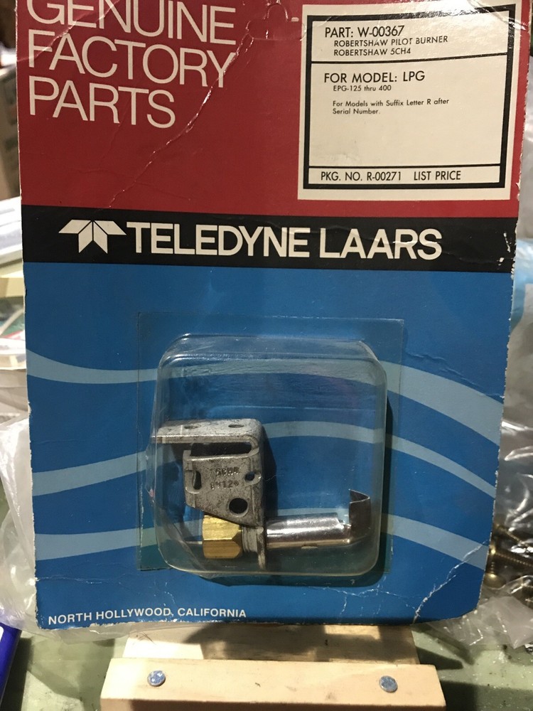 LAARS JANDY W-00367 ROBERTSHAW PILOT BURNER LPG POOL HEATER PART