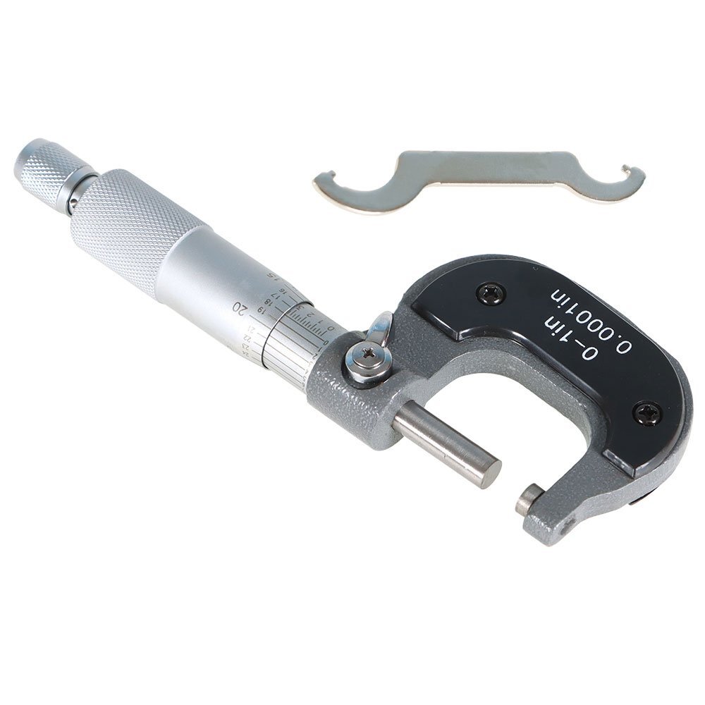 0-1" Precision Outside Micrometer 0.0001" Carbide Tipped