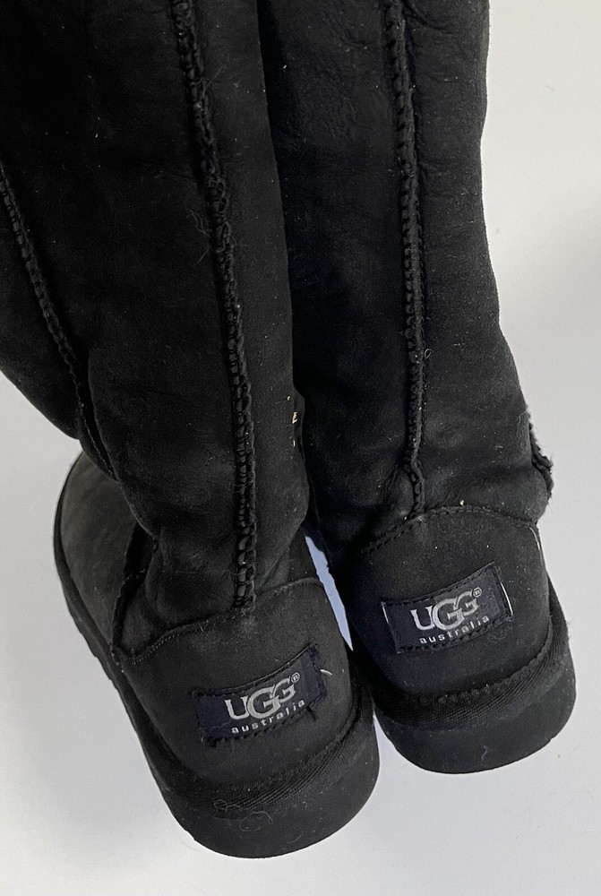 US 4 UGGS black Pull On Ankle Boots (tt43)