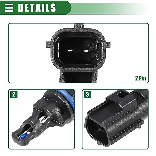 Car Air Intake Charge Temperature Sensor, for Ram 1500 2011-2013, Plastic,