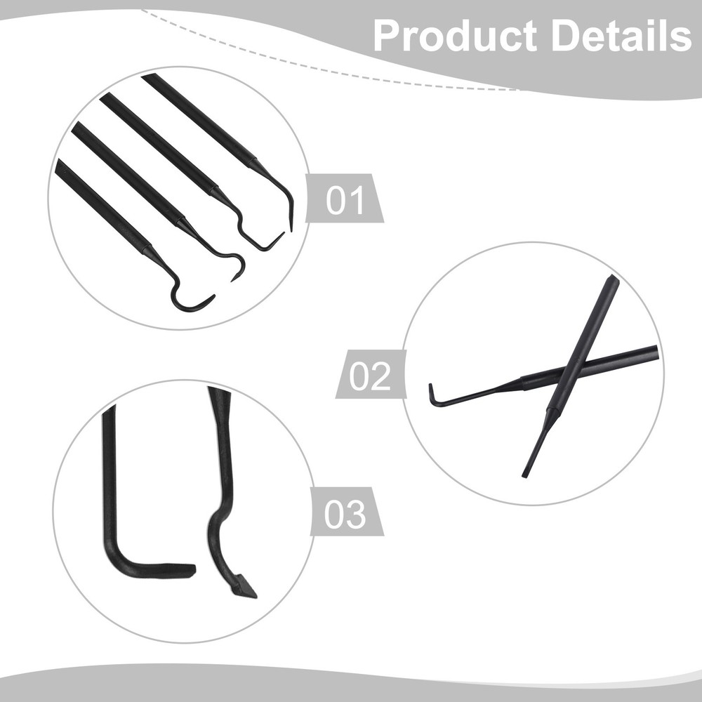 Multi-function Pick Set Car Detailing Tool Double-end Design Efficient Cleaning