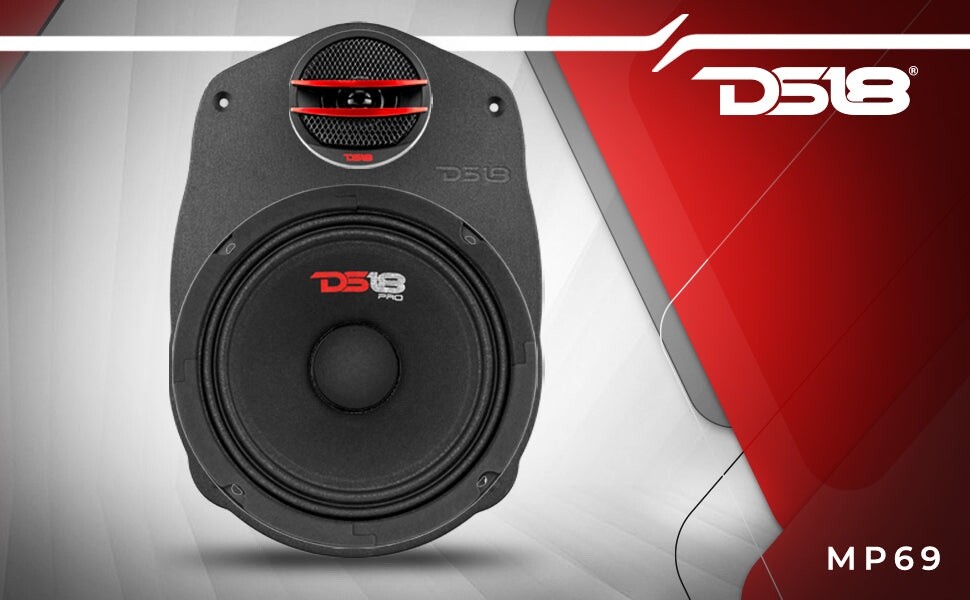 DS18 MP69 Speaker and Tweeter Adapter - Black