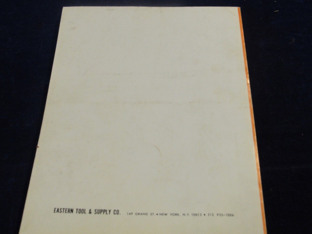 1971 Eastern Tool & Supply Catalog 236pg Steel Hardware Tools C137a