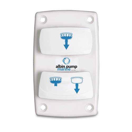 Albin Pump Control Silent Electric Toilet Rocker Switch