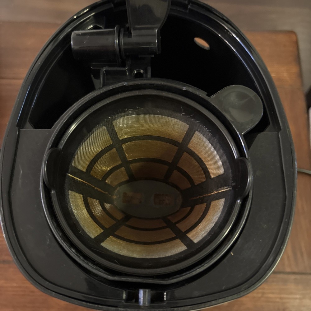 Farberware Programmable 5-Cup Filter Coffee Machine Black Silver Glass Carafe