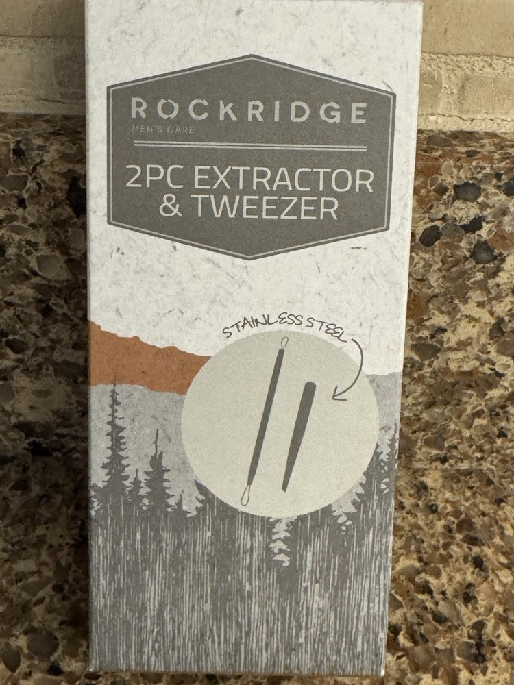 Rockridge 2 pc. Stainless Extractor & Tweezer Set NEW