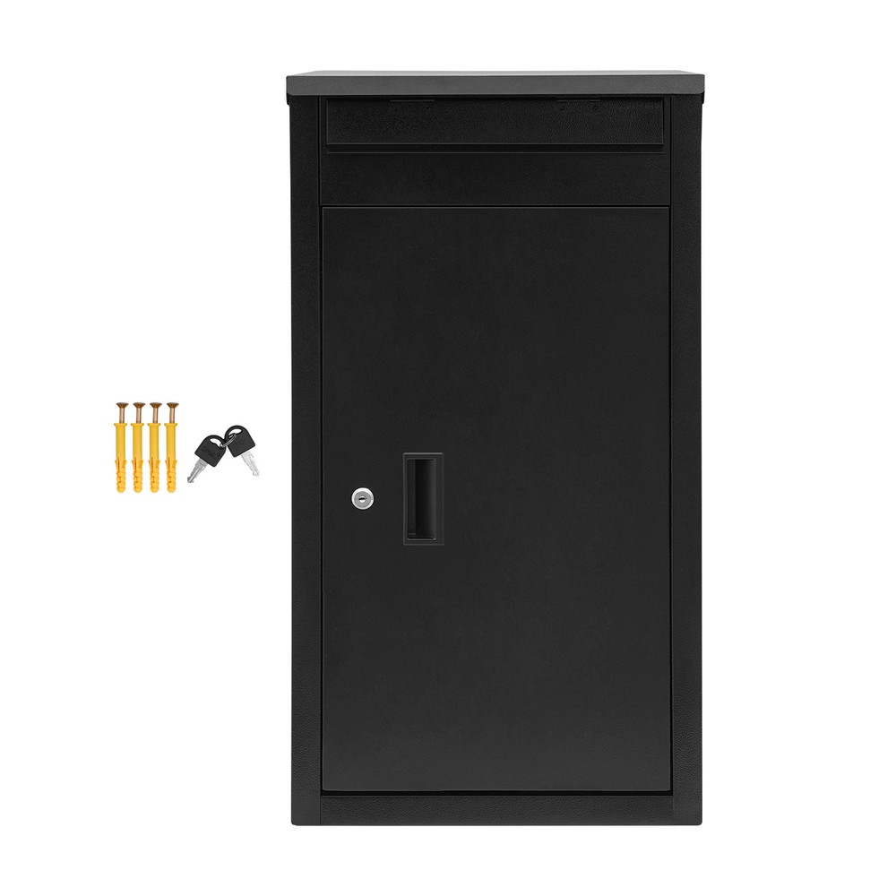 Parcel Drop Box Package Delivery Case Large Envelopes Mail Boxes with Key Lock