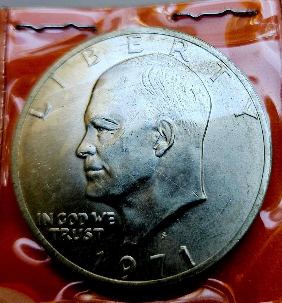 1971-S IKE $1, 40% Silver, BU