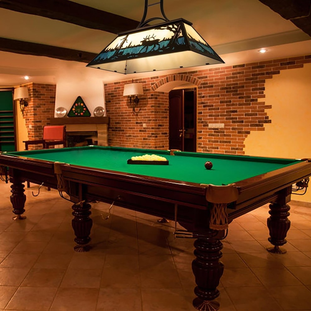 Pool Table Light, Vintage Billiard Lights for Over 7ft 8ft 9ft Pool Table, Sn...