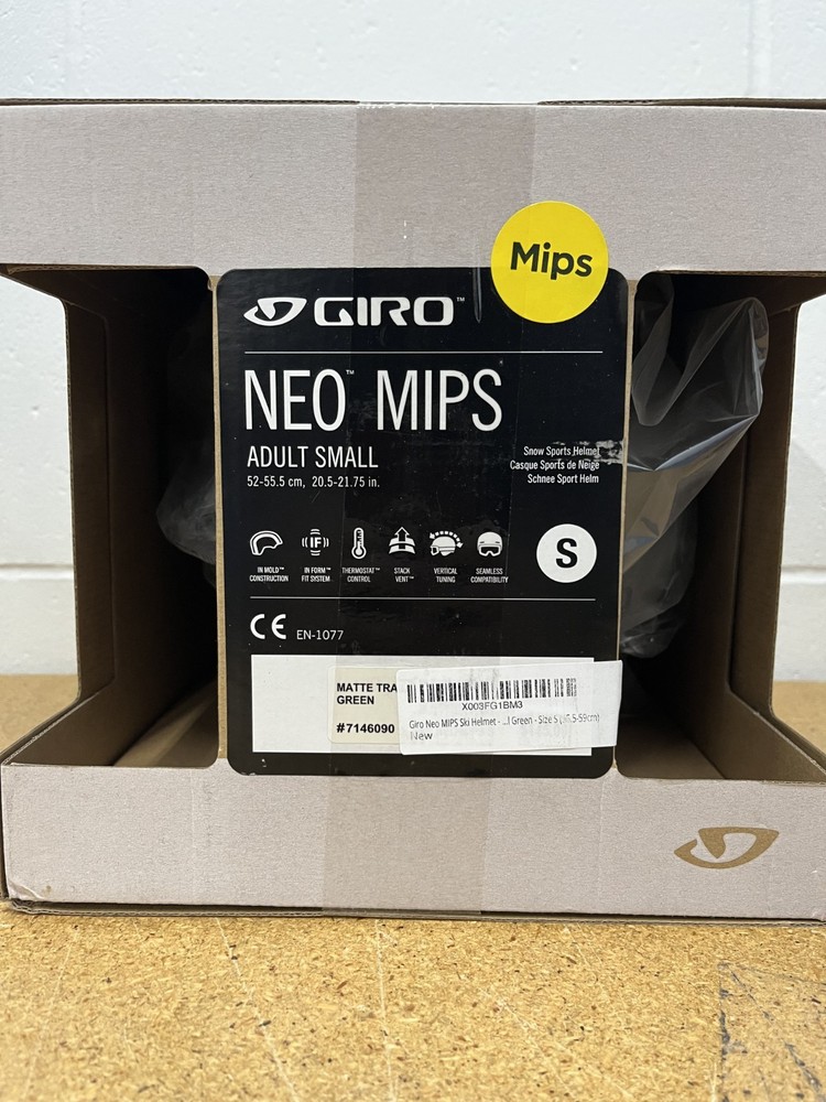 GIRO NEO MIPS MATTE TRAIL GREEN S