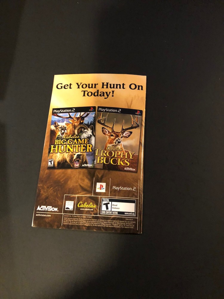 cabelas monster bass ps2 manual Only