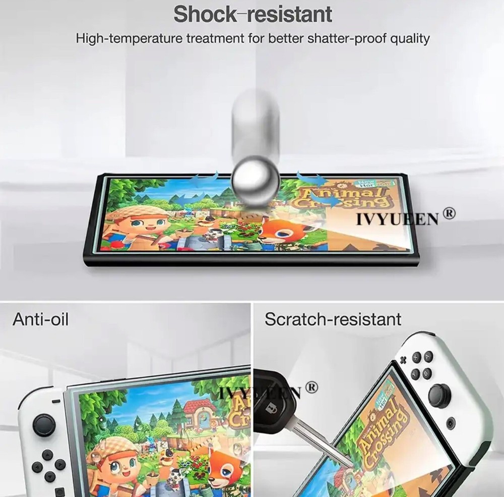 (3pack) Nintendo Switch OLED OneTouch Glass Screen Protector (2021)