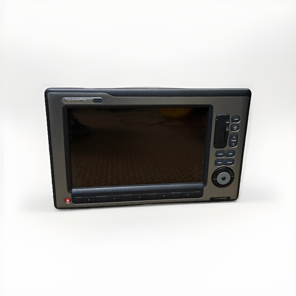 Raymarine E120w Widescreen HybridTouch Chartplotter Multifunction Display