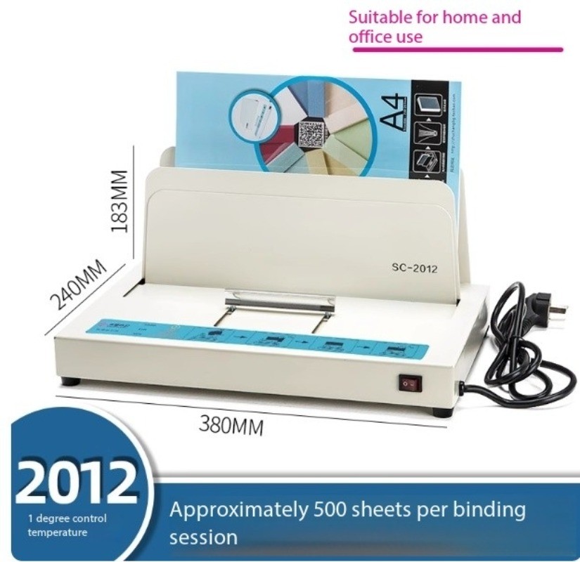 Hot Melt Binding Machine A4 Book Cover Fully Automatic Perfect Binding Machine