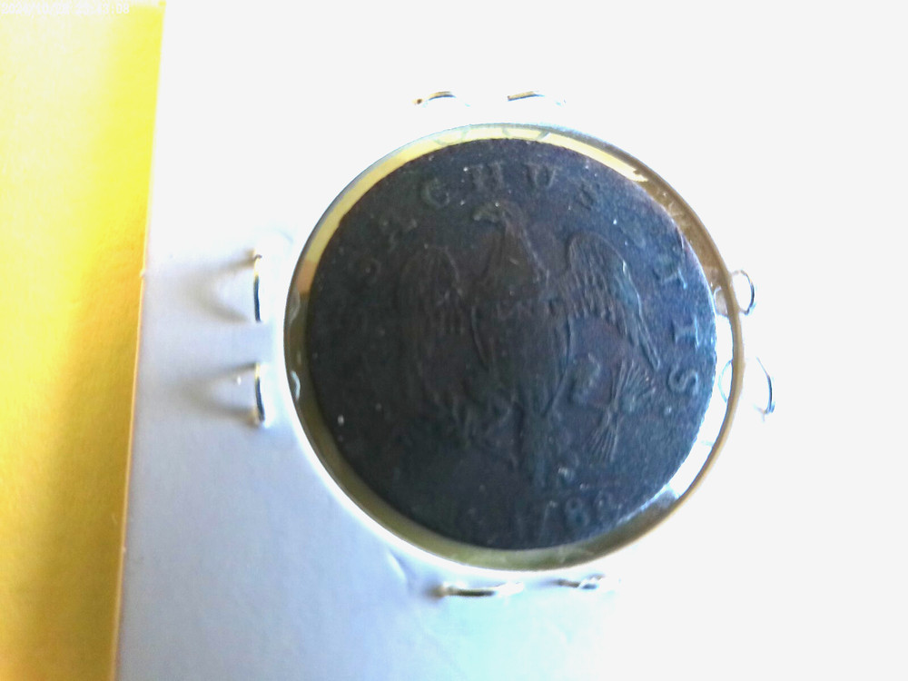 1788 Massachusetts large cent in nice condition