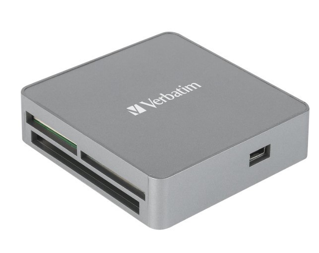 Verbatim USB 2.0 All- in-1 Card Reader / Hub including SD, SDHC, SDXC, microSD