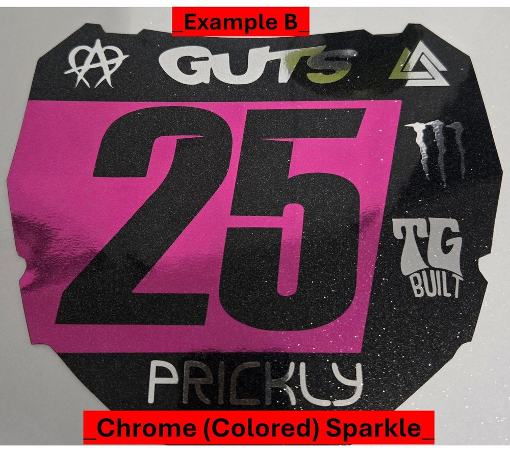 ODI Number Plate Decal (Customizable)