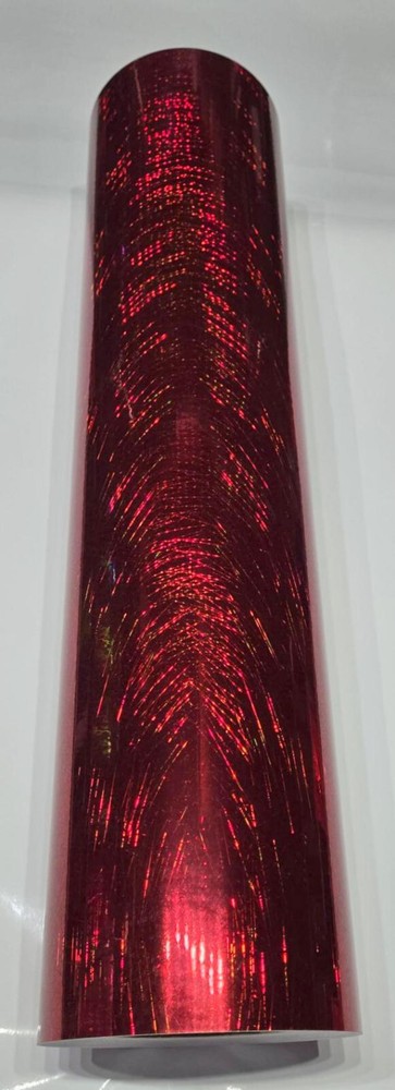Holographic Cherry Red Light Ray Sign Plotter Cutter Vinyl Roll