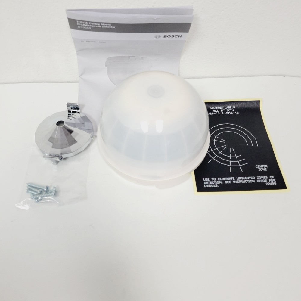 Bosch DS9360 Panoramic TriTech PIR Microwave Detector New (Open Box)