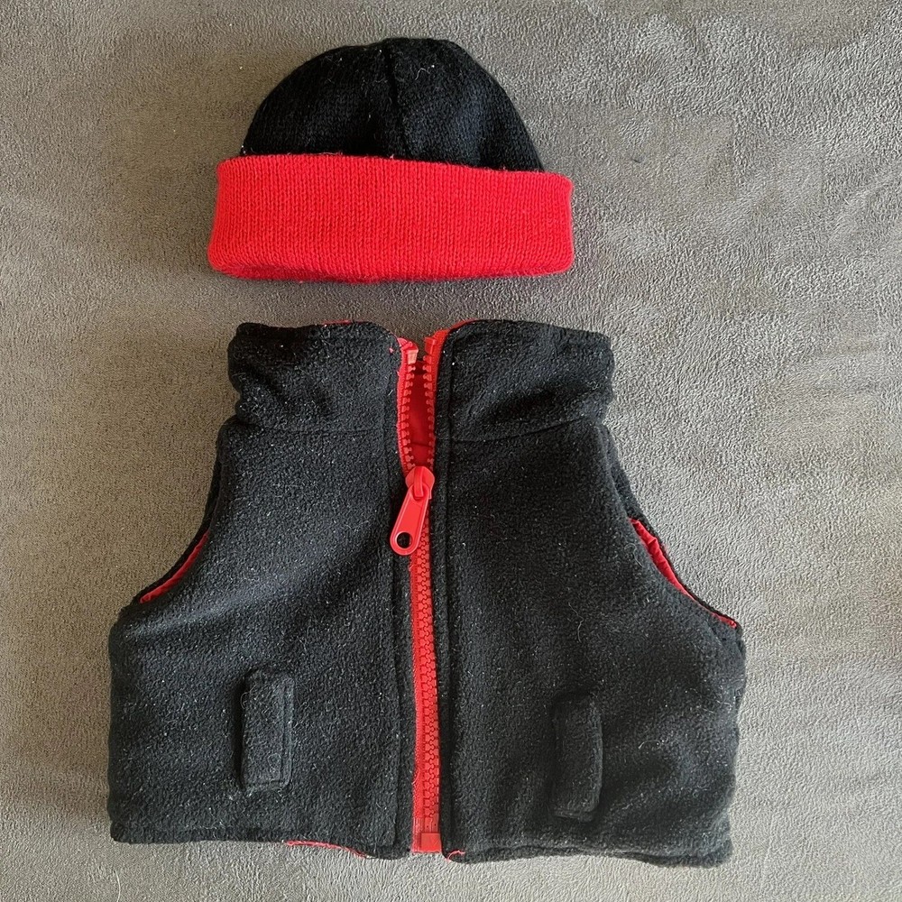 Reversible Jacket Coat Hat No Tags Fits 14-17” Stuffies Or Dolls