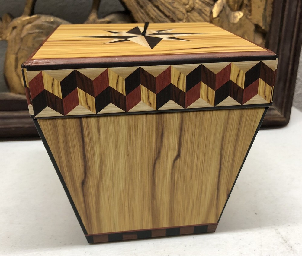 PUNCH STUDIO Into the Woods Pattern Storage / Home Decor Box