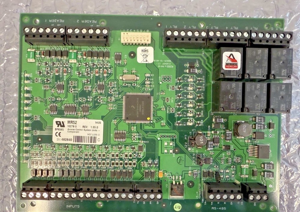 Mercury MR52-S2 Lenel LNL 1320 S2 Controller Module Avigilon Genetec-