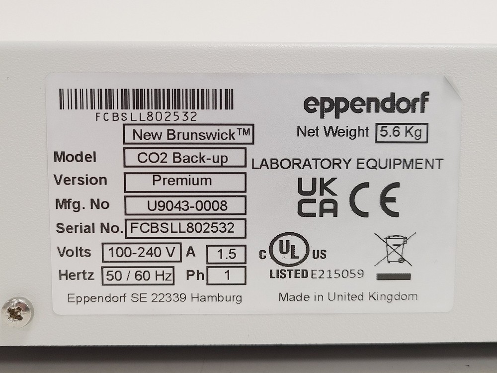 Eppendorf CryoCube F570n with Premium Version CO2 Backup Lab