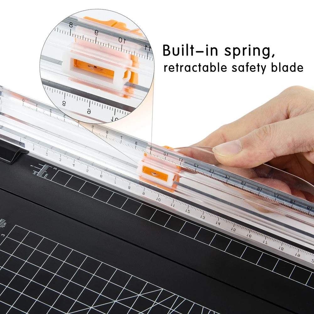 Paper Cutter Replacement Blades A4 Trimmer Refill with Automatic Security