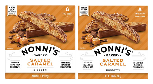 Nonni's Biscotti Salted Caramel 2 Pack