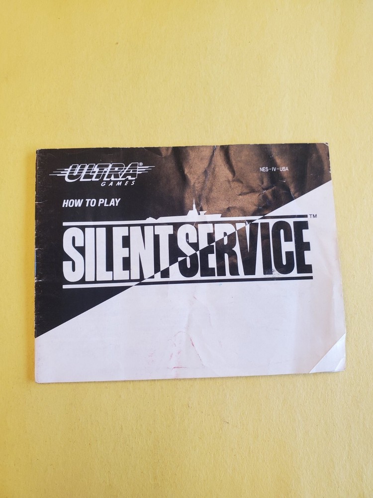 Silent Service NES Manual