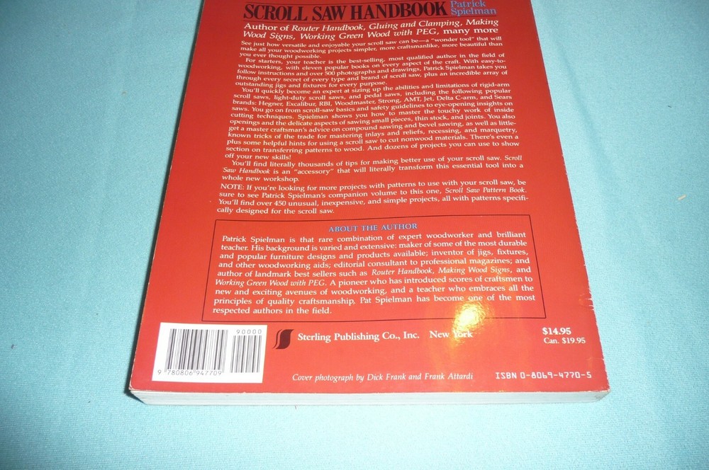 Scroll Saw Handbook by Patrick Spielman 1986