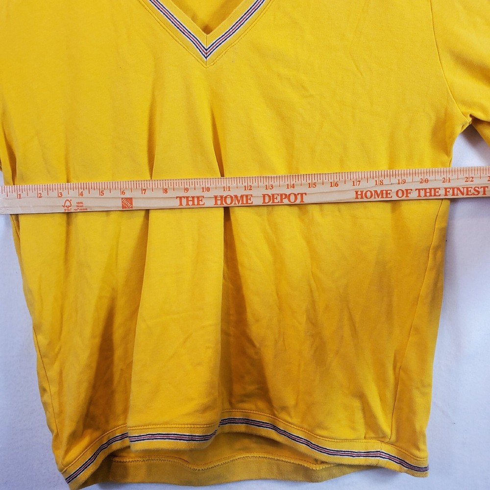 IKEA Employee Sweatshirt Sweater V Neck Pullover Yellow